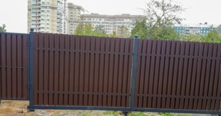 Купить распашные ворота из штакетника Сатка, цена от 2781 руб.