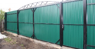 Купить ворота из профнастила Сатка, цена от 4146 руб.