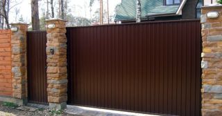 Купить откатные ворота консольные Сатка, цена от 2834 руб.